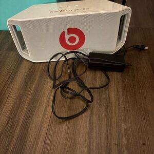 Beats by Dre White and Red Portable Speaker